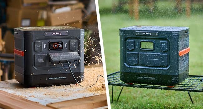 Jackery ポータブル電源 1500（外箱ありJackery初の防水防塵ポータブル 