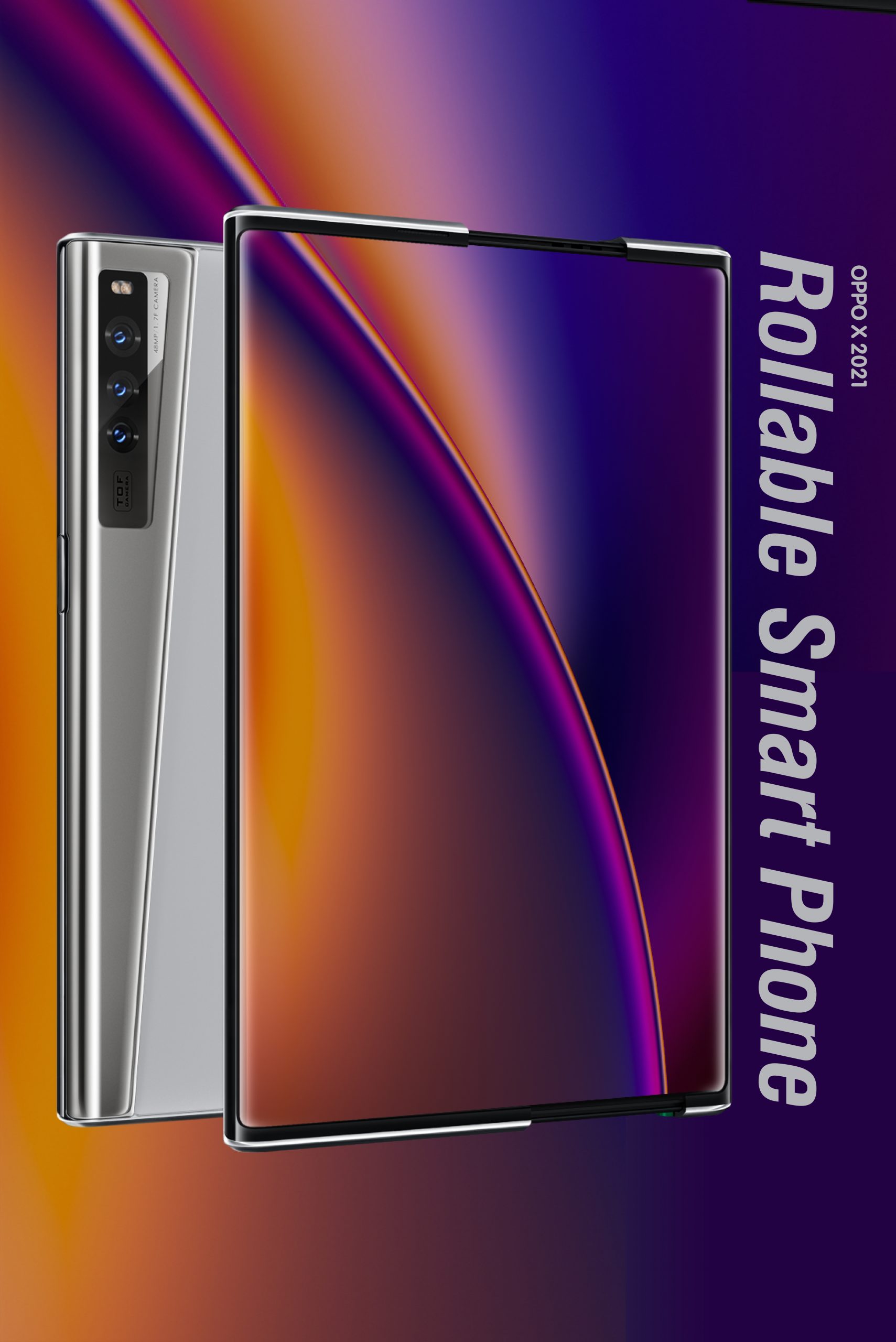 OPPO X 2021は世界初の「ローラブルスマホ」