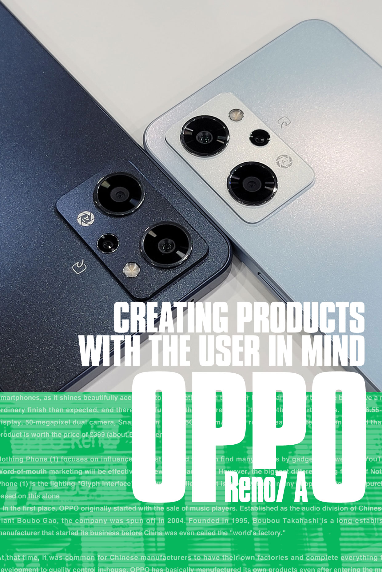 英国発Nothing Phone (1)の対極を歩む、OPPOが目指す使う人を考えたモノづくり
