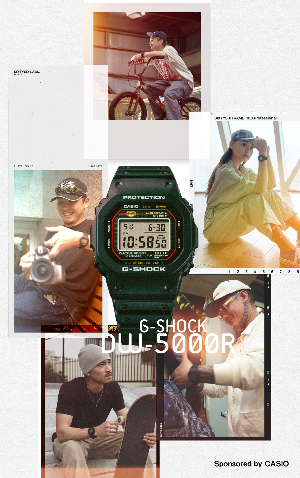 G-SHOCK「DW-5000R」と刻む、「静」の時間、「動」の時間