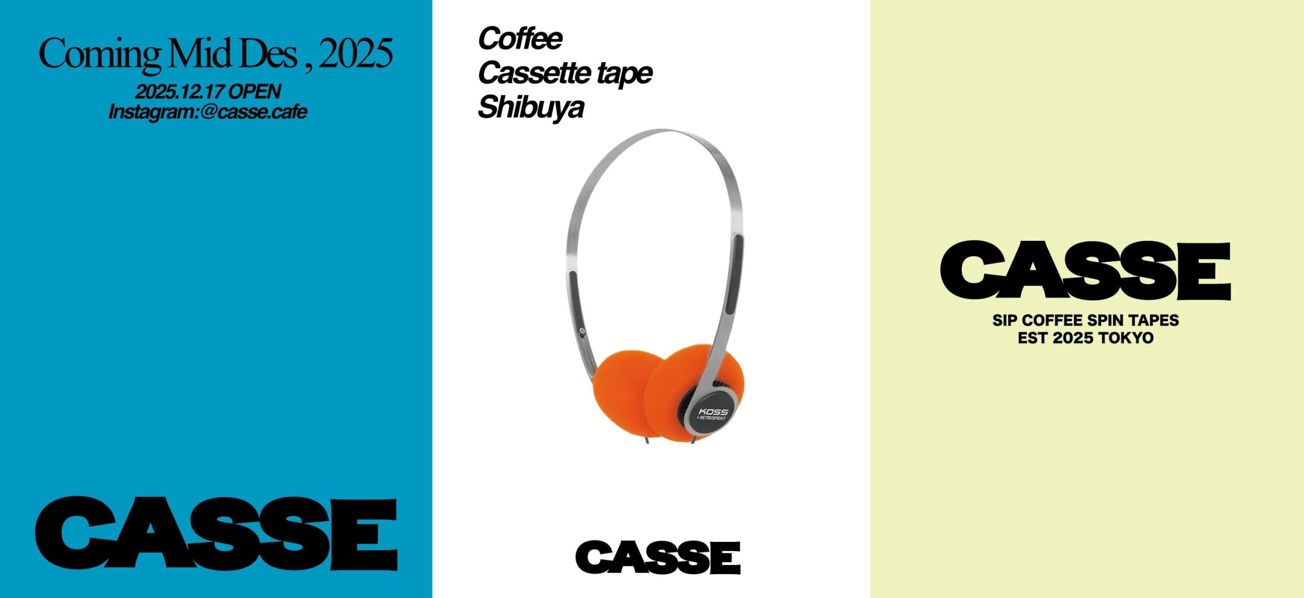 日本初のカセットテープカフェ「CASSE」が渋谷に誕生！